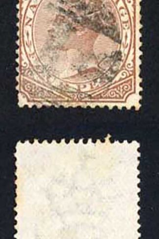 Natal SG69 4d Brown wmk Crown CC Used Cat 21 pounds