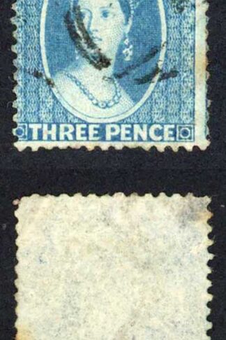 Natal SG10 3d blue no wmk Perf 14 fine used Cat 55 pounds