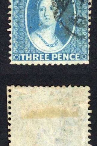Natal SG10 3d blue no wmk Perf 14 fine used Cat 55 pounds