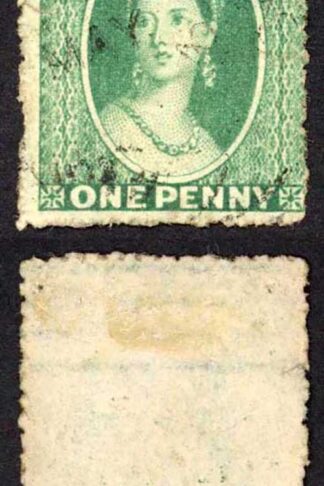 Grenada SG4 1/2d Green wmk small star rough perf 14 to 16 Cat 17 pounds