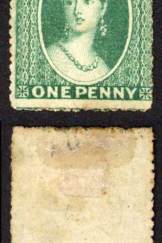 Grenada SG4 1/2d Green wmk small star rough perf 14 to 16 No gum cat 110 pounds