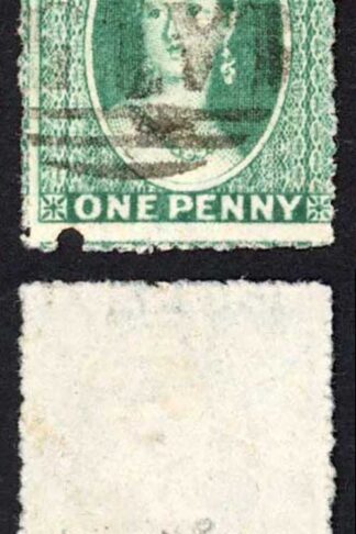 Grenada SG4 1/2d Green wmk small star rough perf 14 to 16 used