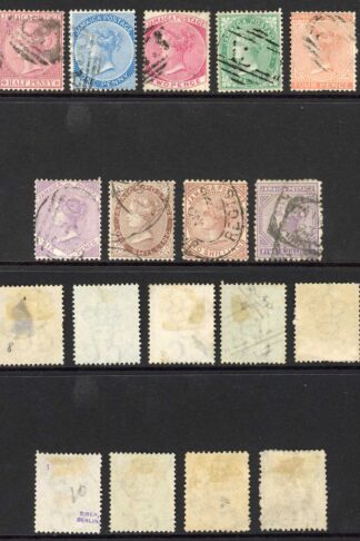 Jamaica SG7/15 Set of 9 wmk Crown CC Cat 200 pounds