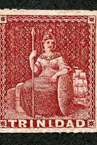 Trinidad SG64 (1d) Lake thick paper Perf 13 Fresh Mint Cat 50 pounds
