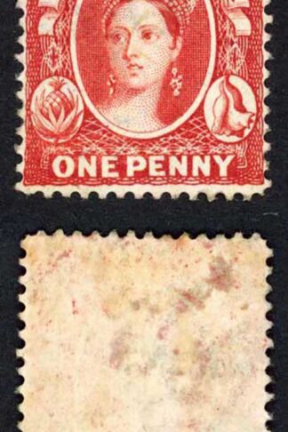 Bahamas SG33x 1d Scarlet Vermilion wmk Crown CC Reversed Perf 14 M/M