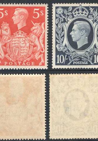 SG476/8c 1937 Square High Values M/M