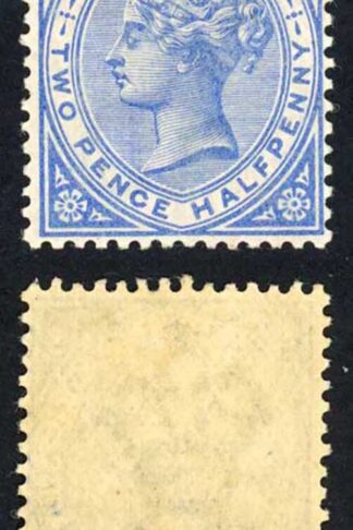 Gibraltar SG11 2 1/2d Blue  M/M  Cat 85 pounds