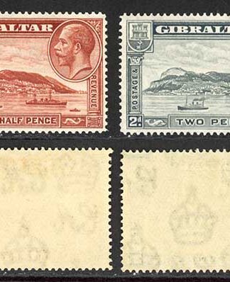 Gibraltar SG110/13 1931 Rock of Gibraltar Set Fine Fresh M/M Cat 26 pounds