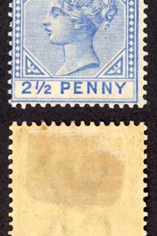 Montserrat SG10 2 1/2d Ultramarine Wmk Crown CA Perf 14 M/M Cat 32 Pounds