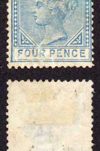 Montserrat SG11 4d Blue wmk Crown CA Perf 14 Mint No Gum Cat 1800 Pounds