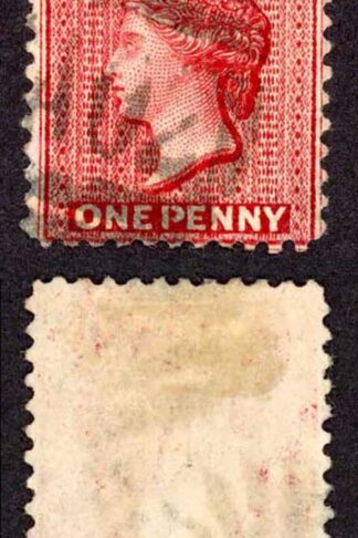 Antigua SG24 1d Carmine-red Wmk Crown CA Perf 12 Cat 20 Pounds