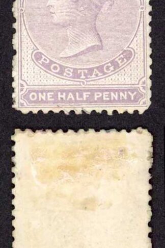 Ceylon SG18 1864 1/2d Dull Mauve Perf 12.5 M/M (hinge remainders) Cat 225 pounds