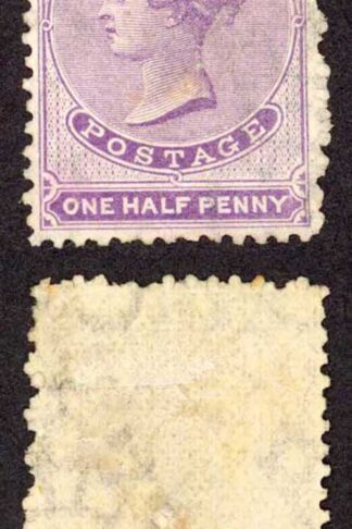 Ceylon SG48c 1/2d Mauve Wmk CC Perf 12.5 Mint (large part gum) Cat 55 Pounds