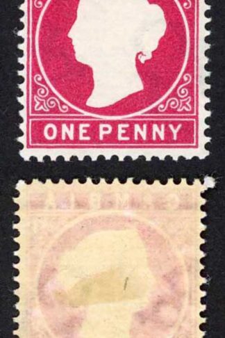Gambia SG23/b 1d Stated to be Third Delivery Wmk CA S/Ways M/M