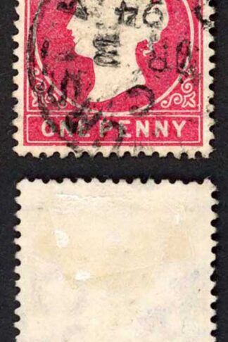 Gambia SG23/b 1d Wmk CA S/Ways Very Fine used Dated 3rd March 1894