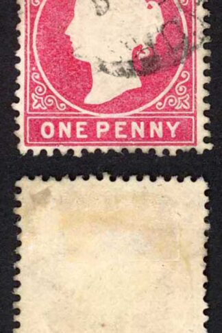 Gambia SG23/b 1d Wmk CA S/Ways Very Fine used