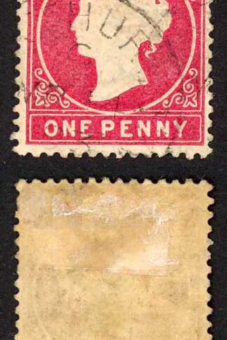 Gambia SG23/b 1d Wmk CA S/Ways Very Fine used