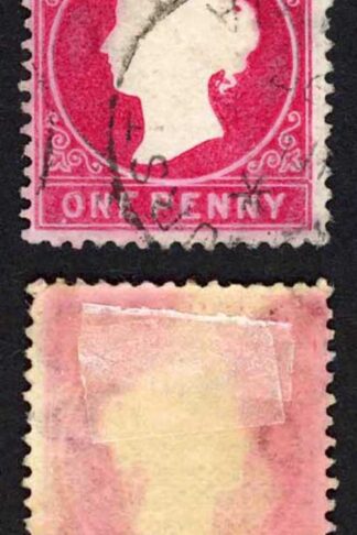 Gambia SG23/b 1d Wmk CA S/Ways Very Fine used Dated March 1897