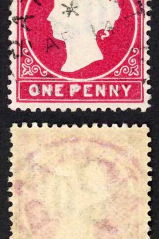 Gambia SG23/b 1d Wmk CA S/Ways Fine used