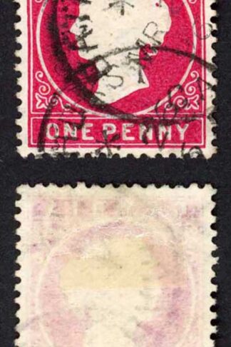Gambia SG23/b 1d Wmk CA S/Ways Very Fine used Dated 26th March 1896