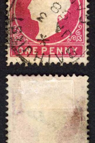 Gambia SG23/b 1d Wmk CA S/Ways Very Fine used Dated 3rd Jan 1898