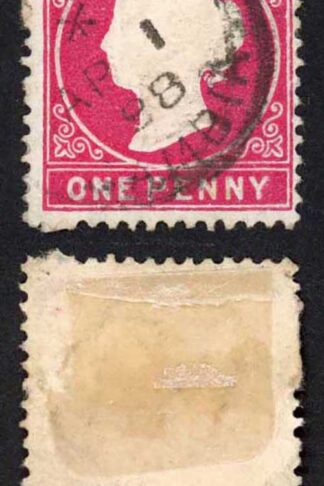 Gambia SG23/b 1d Wmk CA S/Ways Very Fine used Dated 1st April 1898