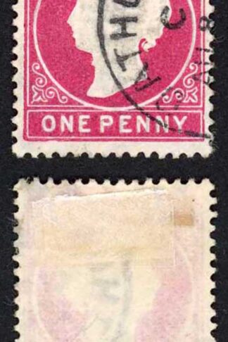 Gambia SG23/b 1d Wmk CA S/Ways Fine used