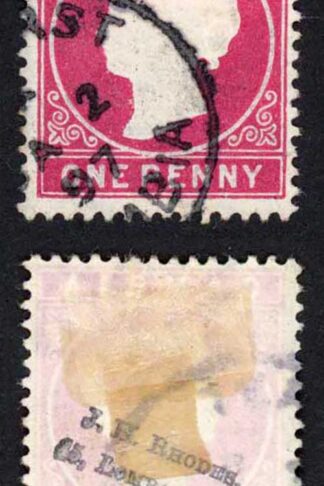Gambia SG23/b 1d Wmk CA S/Ways Fine used