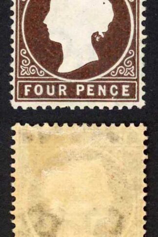 Gambia SG30/1 4d Stated to be 2nd Delivery 15150 printed Wmk CA S/Ways M/M