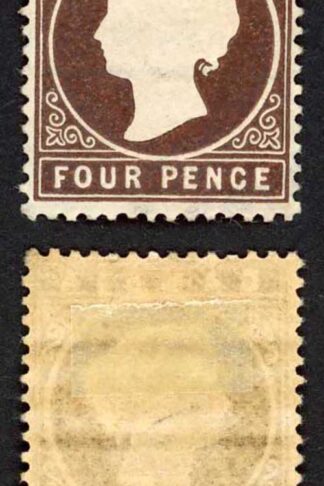 Gambia SG30/1 4d Stated to be 2nd Delivery 15150 printed Wmk CA S/Ways M/M