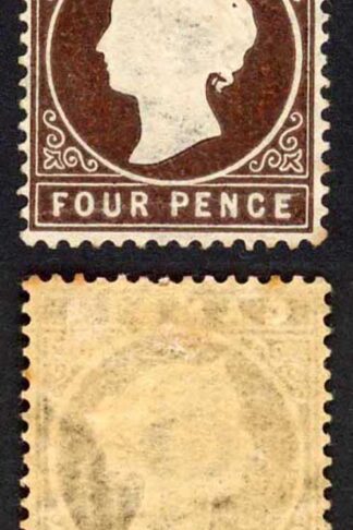 Gambia SG30/1 4d Stated to be 2nd Delivery 15150 printed Wmk CA S/Ways M/M