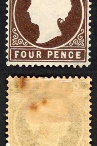 Gambia SG30/1 4d Stated to be 2nd Delivery 15150 printed Wmk CA S/Ways Tone Spo