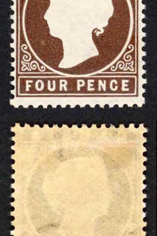 Gambia SG30/1 4d Stated to be 4th Delivery 30600 printed Wmk CA S/Ways