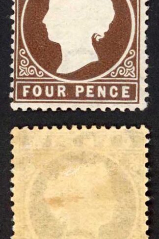 Gambia SG30/1 4d Stated to be 5th Delivery 44850 printed Wmk CA S/Ways