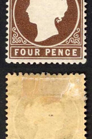 Gambia SG30/1 4d Stated to be 5th Delivery 44850 printed Wmk CA S/Ways