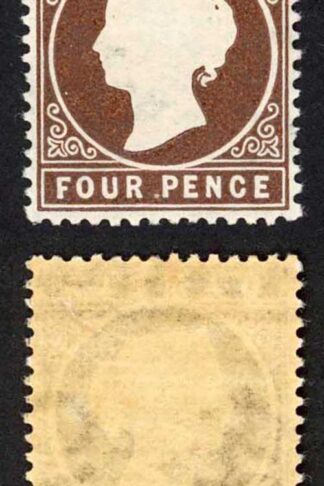 Gambia SG30/1 4d Stated to be 5th Delivery 44850 printed Wmk CA S/Ways