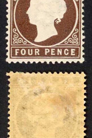 Gambia SG30/1 4d Stated to be 5th Delivery 44850 printed Wmk CA S/Ways