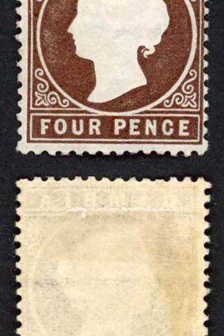 Gambia SG30/1 4d Stated to be 5th Delivery 44850 printed Wmk CA S/Ways