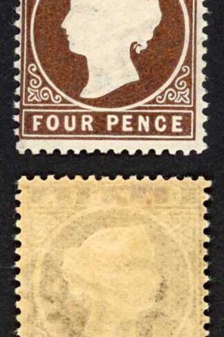 Gambia SG30/1 4d Stated to be 5th Delivery 44850 printed Wmk CA S/Ways