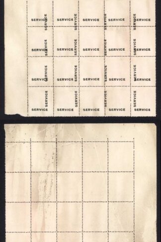 Bhopal 1932 Service Overprint Proof Block (7)