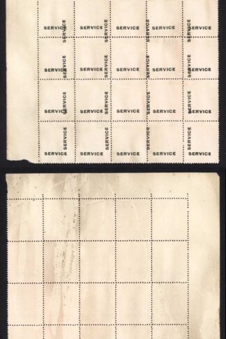 Bhopal 1932 Service Overprint Proof Block (7)