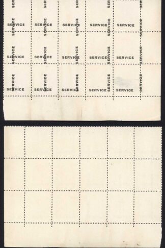Bhopal 1932 Service Overprint Proof Block (8)
