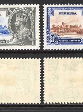 Bermuda SG94/7 1935 Silver Jubilee M/M Cat 23 Pounds