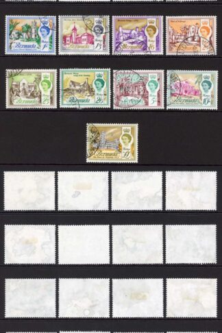 Bermuda SG163/79 Set of 18 Used (6d U/M)