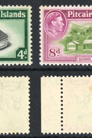 Pitcairn Is The KEY 4d and 8d Values (small light tone patch) U/M Cat 47 Pounds