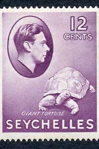 Seychelles SG139 12c Reddish Violet M/M Cat 50 Pounds