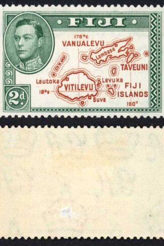 Fiji SG254 2d Die 2 M/M cat 25 pounds