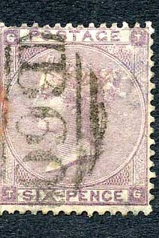 SG97 6d lilac plate 5 (no hair lines) Cat 140 pounds