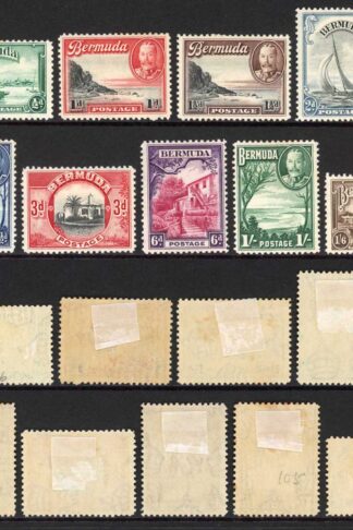 Bermuda SG98/106 Set of 9 M/M Cat 32 pounds