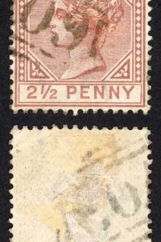 St Kitts Nevis SG28 2 1/2d Red-brown Fine used wmk Crown CA Cat 50 pounds